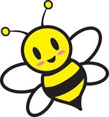 Honey Bee Clipart Image: Cartoon honey bee flying around | Bee ...